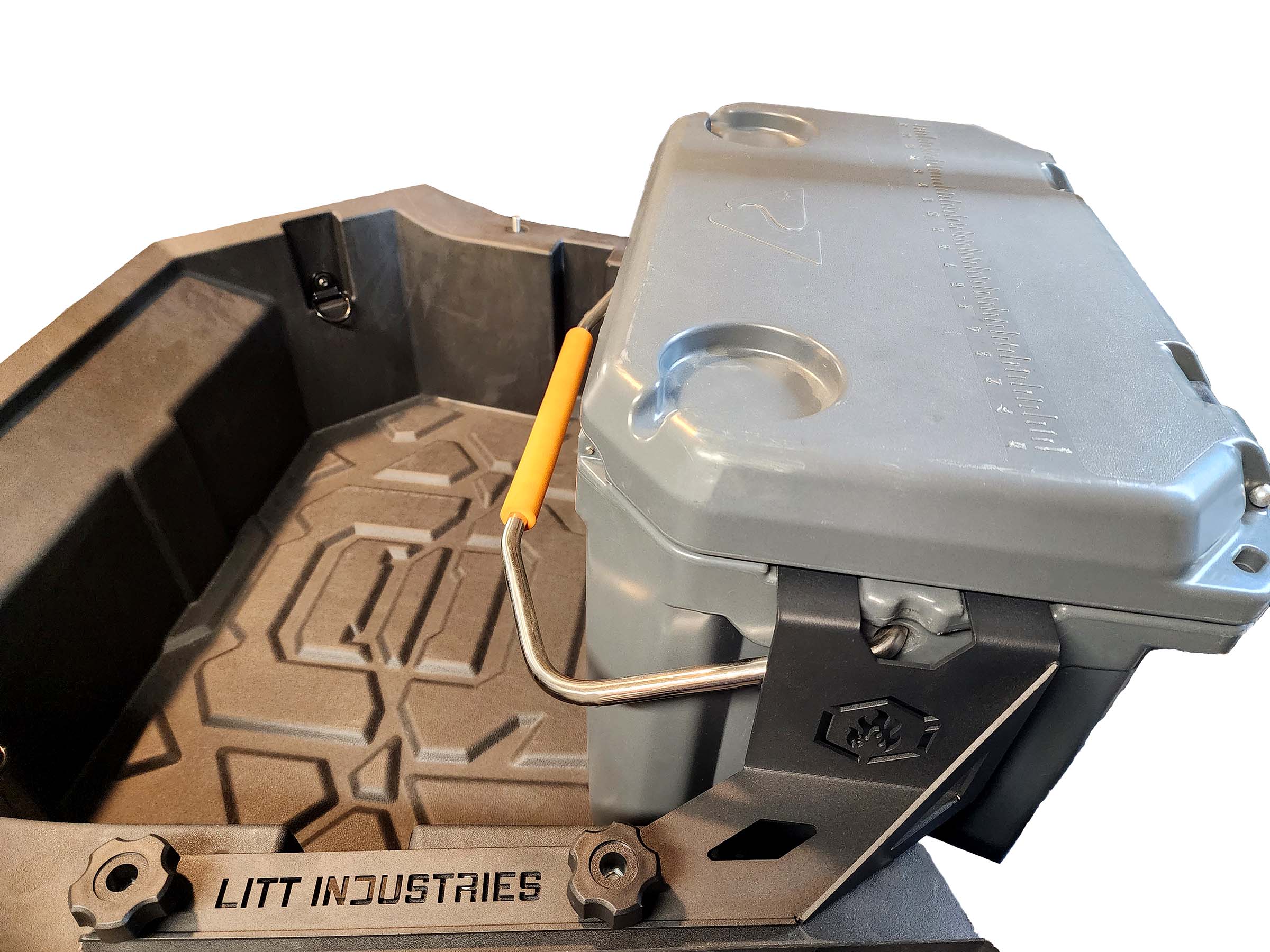 Litt Industries Ozark 26qt Cooler Mount for Polaris RZR PRO R Brackets to hold your cooler in place