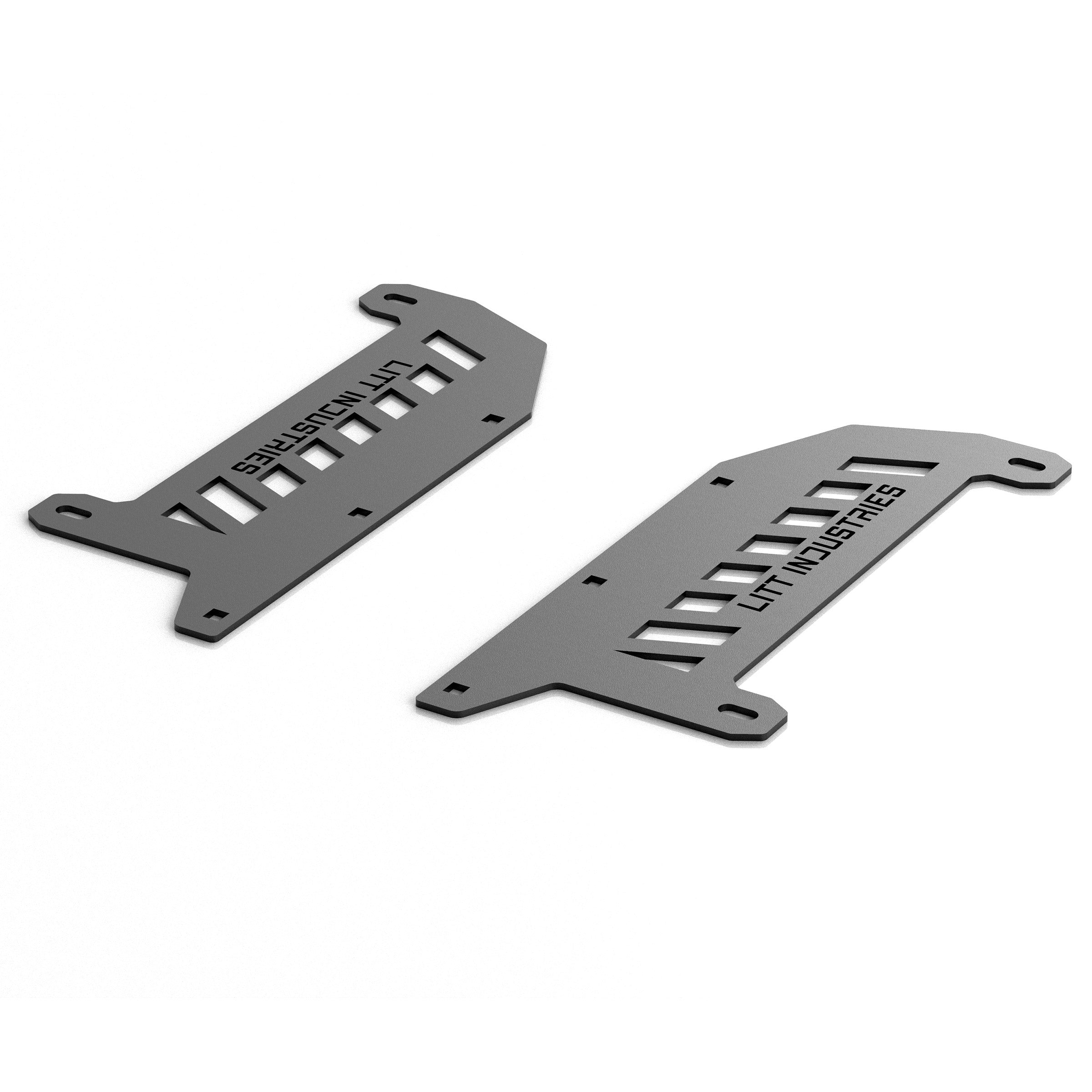milwaukee packout mount plate aftermarket accessories utv half mount for polaris rzr xp 1000 or turbo or turbo s models wings for bottom tray by litt industries