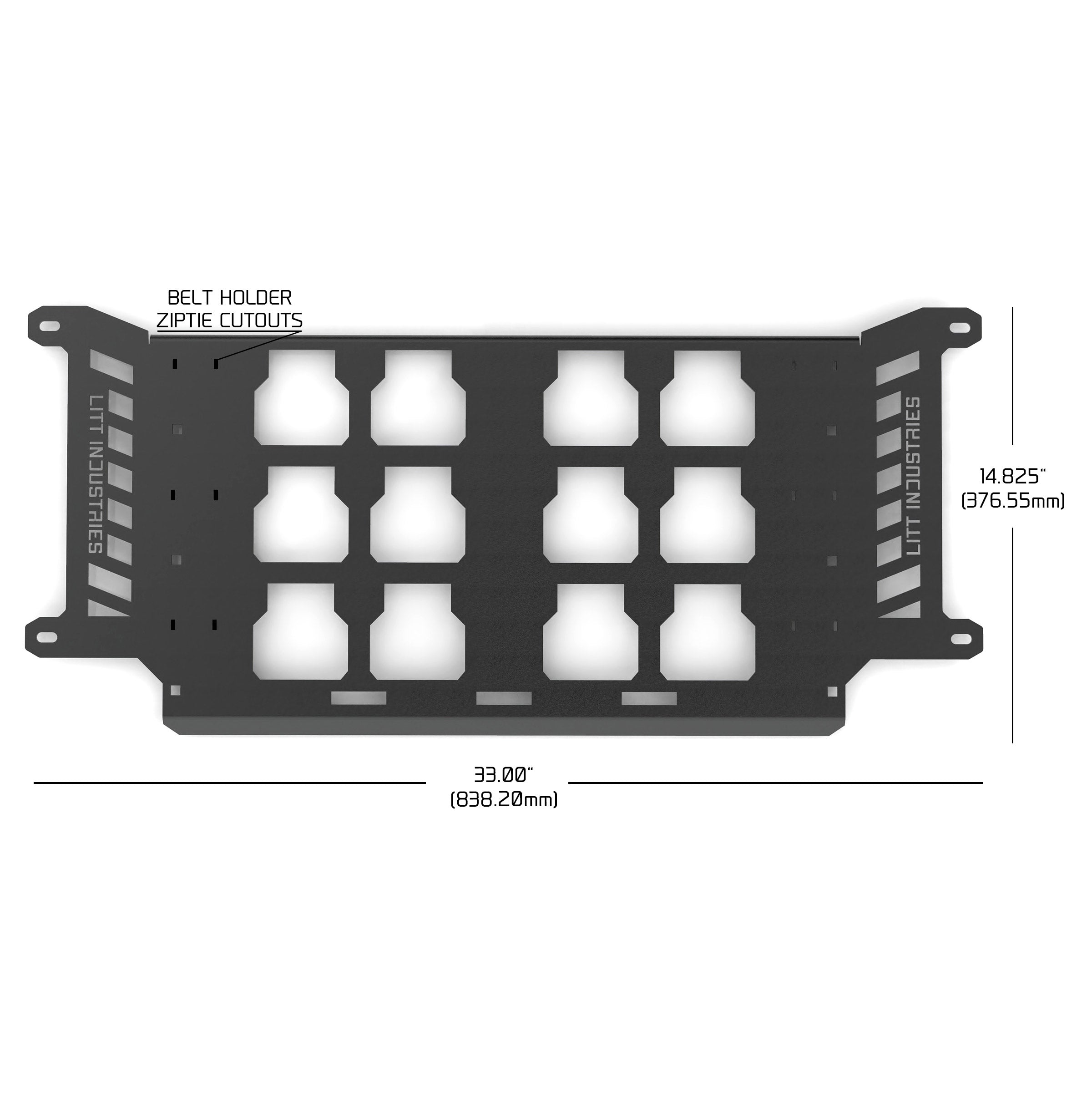 milwaukee packout mount plate aftermarket accessories utv half mount for polaris rzr xp 1000 or turbo or turbo s models top shelf dimensions by litt industries