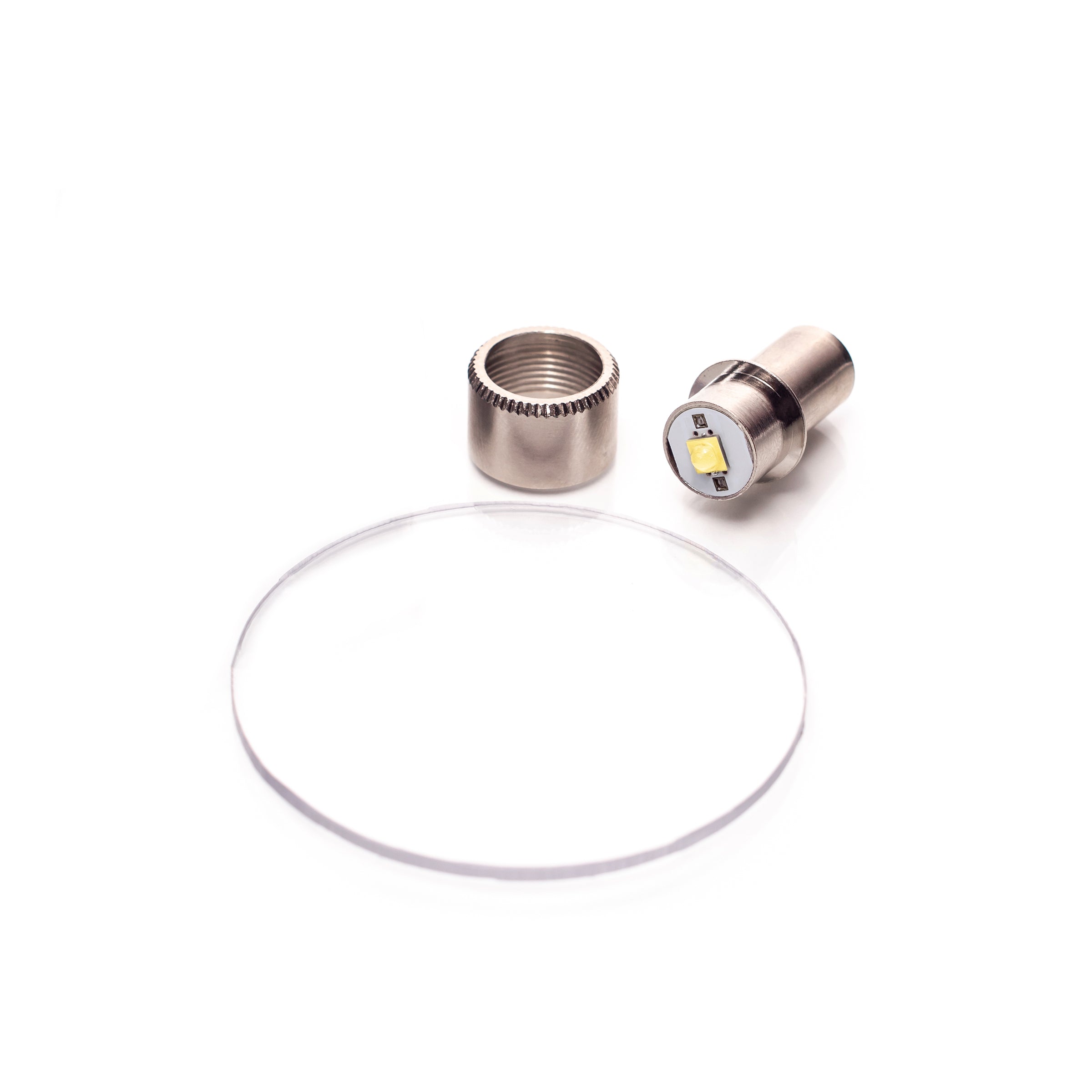 2-6 Cell 350 Lumen Maglight LED Upgrade Bulb & Lens Kit C & D Model