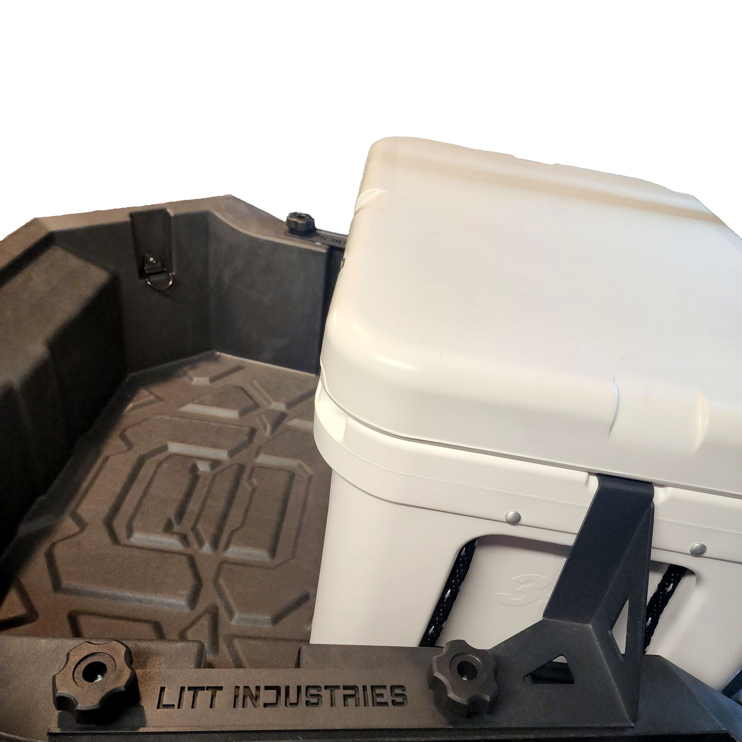 Litt Industries Yeti 35qt Cooler Mount for Polaris RZR PRO R Brackets to hold your cooler in place