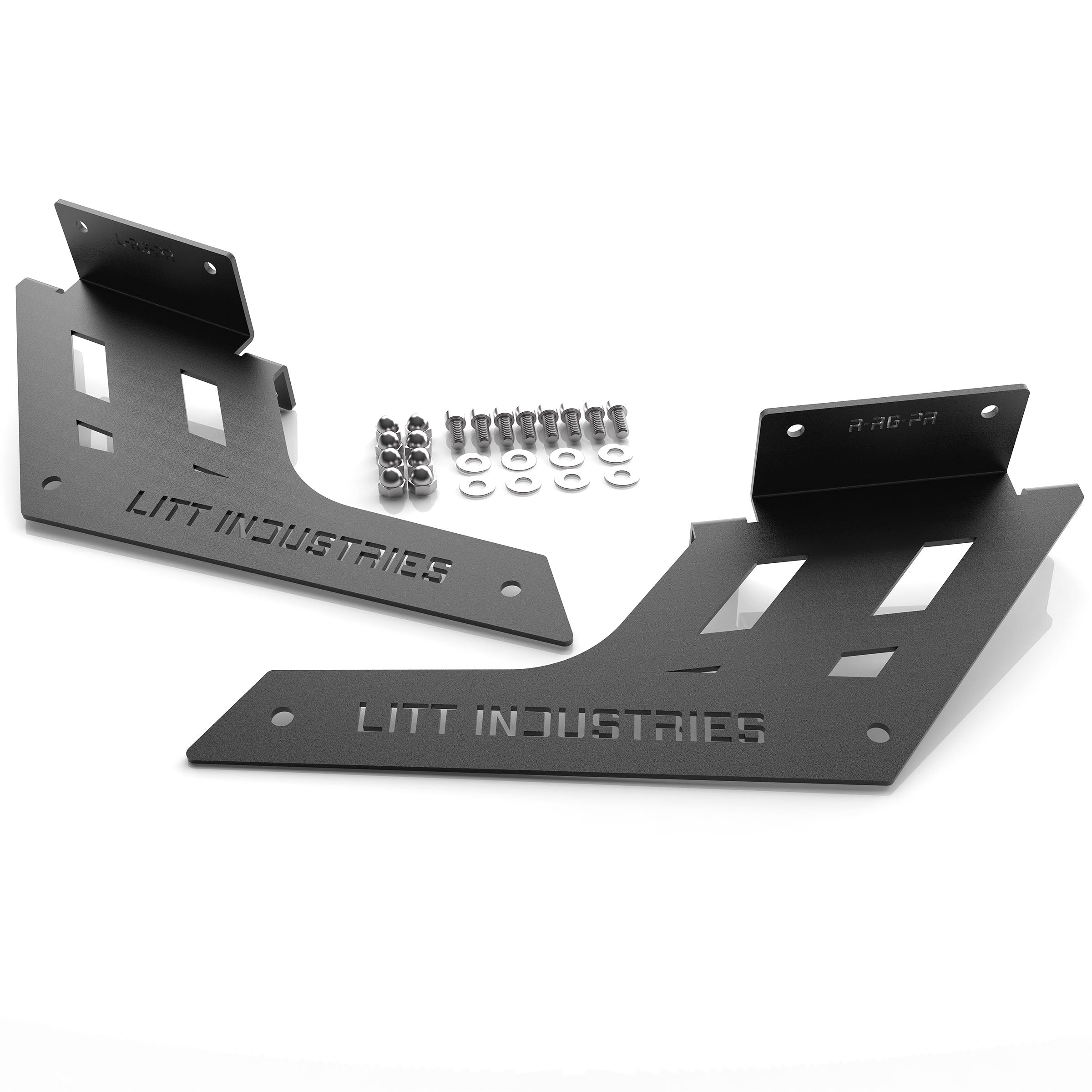 Complete set Includes two metal brackets and hardware to mount your tool box