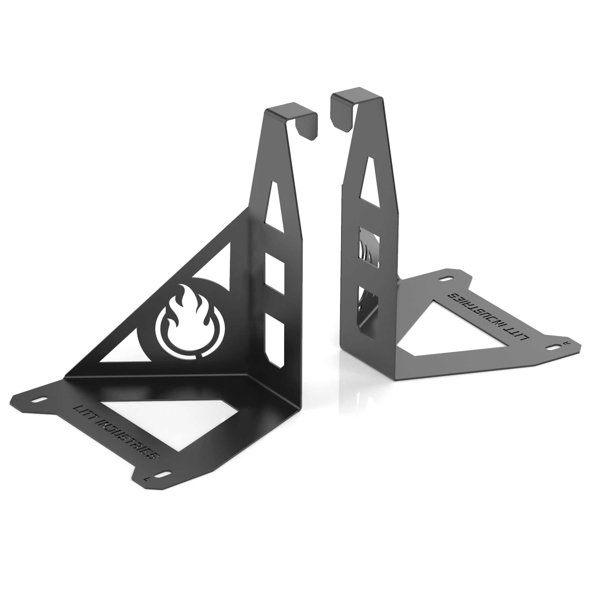 yeti 35qt tundra gusseted cooler mounts for polaris rzr 900 trail s or s1000 1000s models by Litt Industries