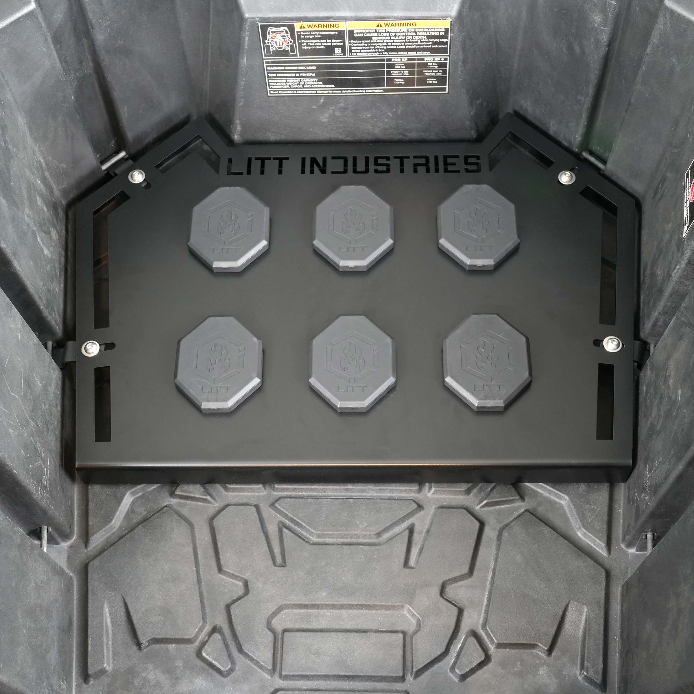 Litt Industries heavy duty ryobi packout mount for polaris rzr pro xp the best toolbox mount on the market